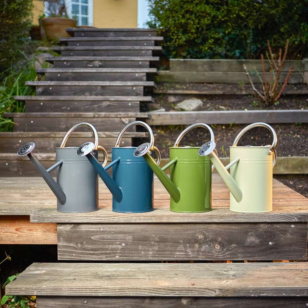 Metal Vandkande, 9 L, Grøn